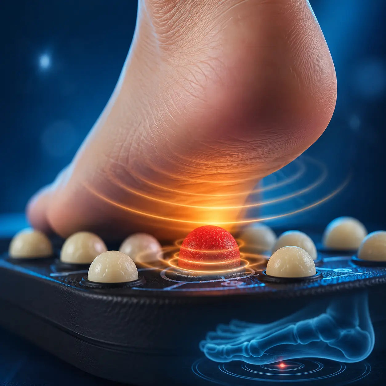 Acupressure and Magnetic Therapy Paduka Slippers