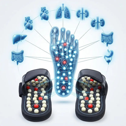 Acupressure and Magnetic Therapy Paduka Slippers