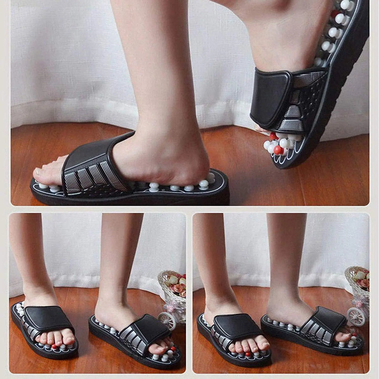Acupressure and Magnetic Therapy Paduka Slippers